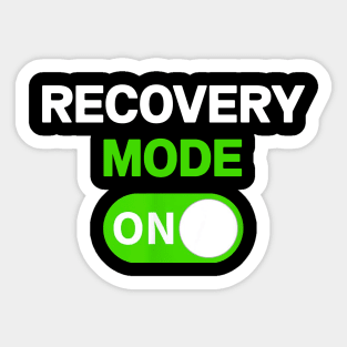 Recovery Mode On Shirt Sticker